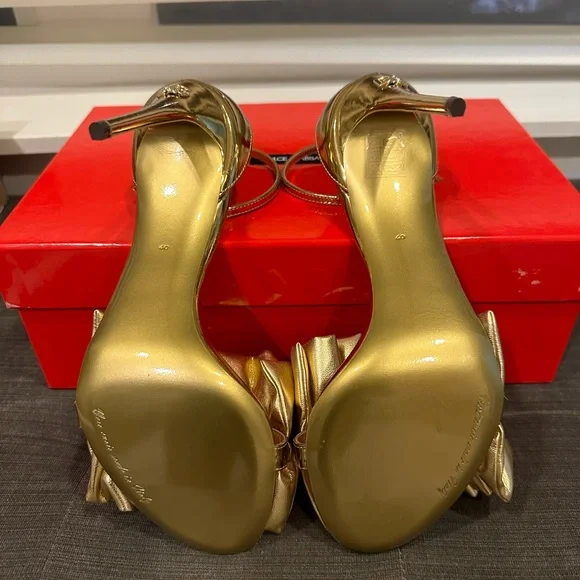 Dolce & Gabbana Gold Sandals - Picture 5 of 6